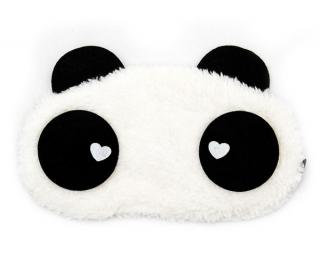 Panda Srdce Maska na oči na spaní
