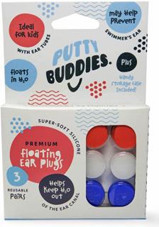 Putty Buddies - 3 páry Barva: Modrá / Bílá / Červená