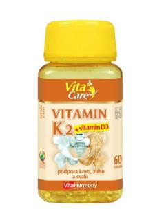 VitaHarmony Vitamin K2 100 μg + D3 25 μg - 60 tob.
