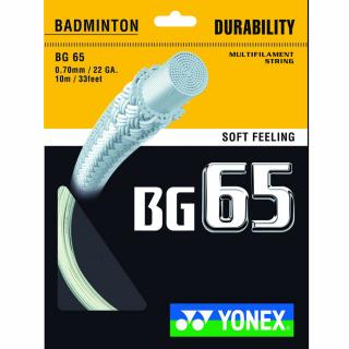 Badmintonový výplet YONEX BG 65 - 10 m Barva: Bílá