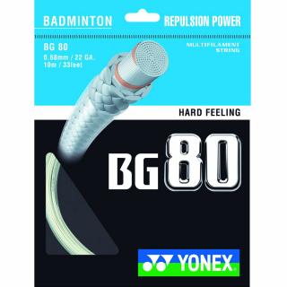 Badmintonový výplet YONEX BG 80 - 10 m Barva: Bílá