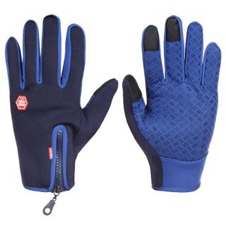 Bike Touch sportovní rukavice modrá Velikost oblečení: L