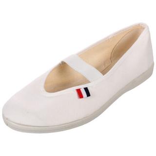 Cvičky gumotextilní bílá Velikost (obuv): 22,5