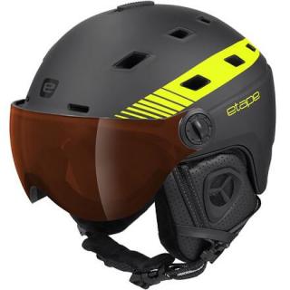 Davos PRO lyžařská helma černá-žlutá fluo Obvod: 55-58