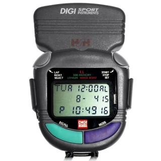 Digi Sport Instrument Stopky DTM 60 300Lap s podsvětlením a klipsou na pásek