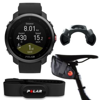 Polar Grit X black, cycling bundle limitovaná edice