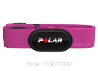 Polar Hrudní vysílač H10+ Bluetooth Smart / ANT+ SoftStrap Pink