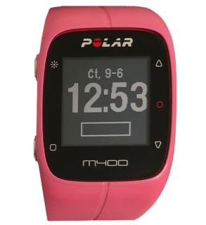 Polar M 400 GPS růžový