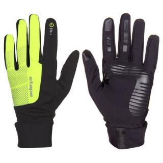 Skin WS+ sportovní rukavice černá-žlutá fluo Velikost oblečení: L