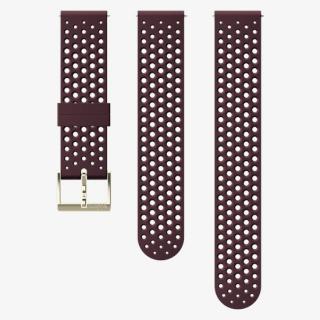 Suunto 20mm Athletic 1 Silicone Strap Burgundy Gold Size S/M