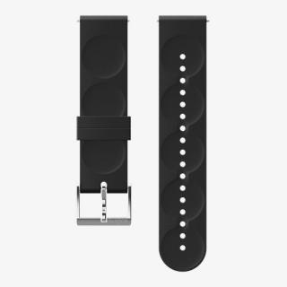 Suunto 20mm Urban 1 Silicone Strap Black Steel size S