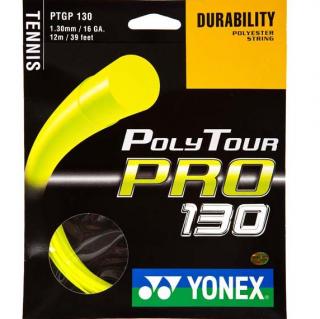 Tenisový výplet YONEX PolyTour PRO 130 - 12 m Barva: žlutá