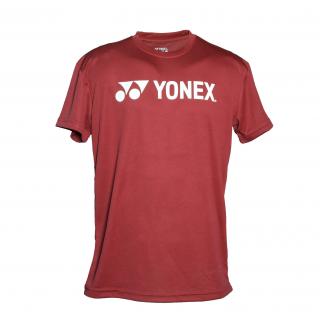 Triko trénink s nápisem YONEX - červené Velikost: L