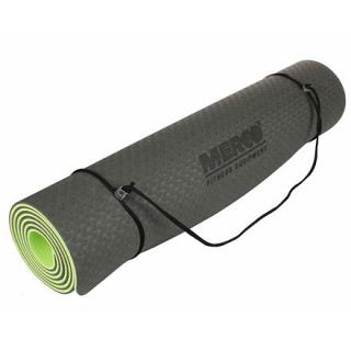 Yoga TPE 6 Double Mat podložka na cvičení černá-zelená