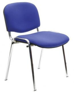 Konferenční židle Iso chrom čalouněná Alba Barva: červená