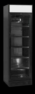 TEFCOLD CEV 425 CP BLACK (Chladicí skříň prosklené dveře)