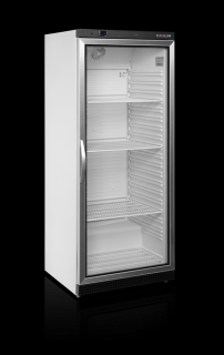 TEFCOLD UR 600 G  (Chladicí skříň prosklené dveře, bílá)
