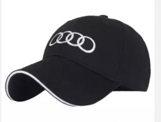 Audi kšiltovka černá s bílou výšivkou