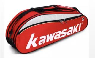 Badmintonový bag na rakety Kawasaki červený