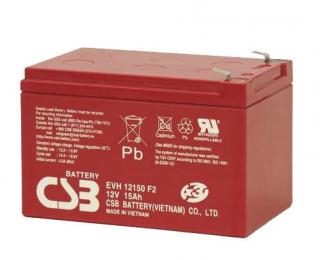 Baterie gelová  CSB 12V 15Ah