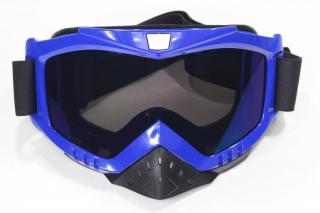 Brýle na motocross blue