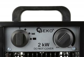 Elektrické topení s ventilátorem značky Geko 2kW