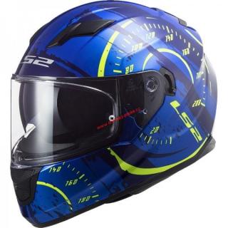 Integrální moto helma LS2 Stream Evo Tacho modrožlutá