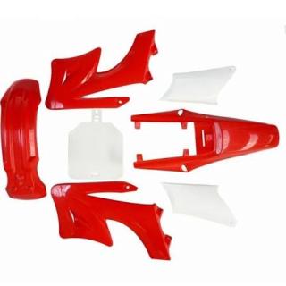 Kapotáž minicross Apollo plasty červené