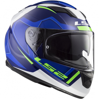 Moto helma LS2 FF320 Stream Evo Axis modrá