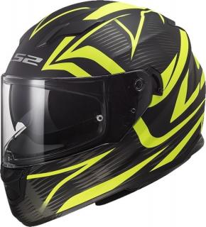Moto integrální helma LS2 FF320 Stream Evo Jink matně žlutá
