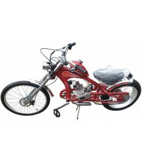 Moto kolo - motorové kolo Chopper 49cc red bez nutností řidičáku