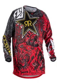 Motokrosový dres Rockstar červený