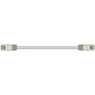 AV:link kabel U/UTP 1x RJ45 samec - 1x RJ45 samec, šedý, 15m