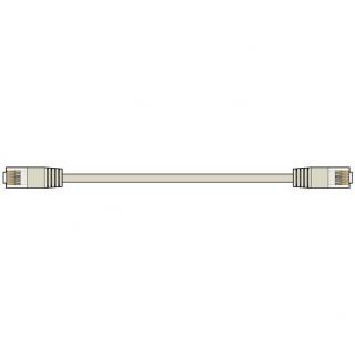 AV:link kabel U/UTP 1x RJ45 samec - 1x RJ45 samec, šedý, 20m