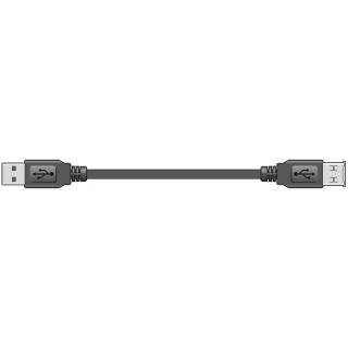 AV:link kabel USB 2.0, 1x typ A samec - 1x typ A samice, 5m