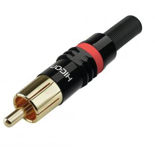 Hicon HI-CM03, RCA zástrčka, červená