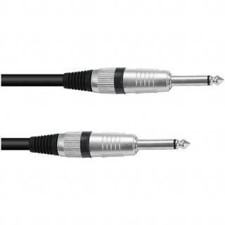 Kabel reproduktorový Jack 6,3 - Jack 6,3 mono, 2x 1,5 qmm, 1,5 m