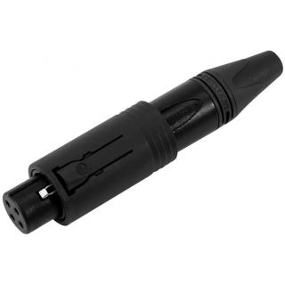 Neutrik XLR NC3FM-C-B, 3 pólový