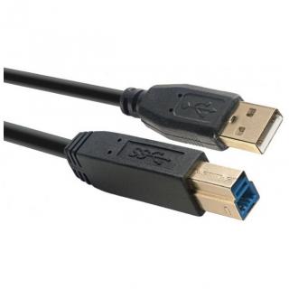 Stagg NCC1,5U3AU3B, USB kabel/STD A-B 3.0 1,5m