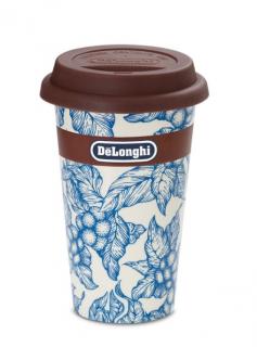 Keramický hrnek na kávu DeLonghi BLUE FLOWER DLSC064
