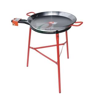 Set hořák M50 Paella 50 cm dva okruhy, stojan a pánev leštěná ocel 60 cm