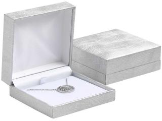 Dárková krabička na náhrdelník stříbrná GZ-5/AG