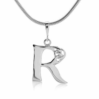 Keltský stříbrný přívěsek písmeno R PRMP13871