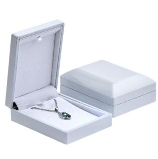 Luxusní dárková krabička na náhrdelník s LED osvětlením bílá KZ-6/A1/A1