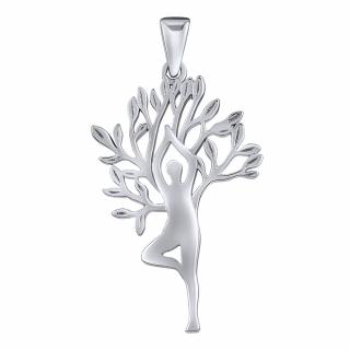 Silvego Stříbrný přívěsek strom života Yoga JJJ1854P