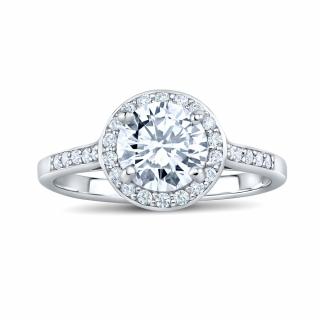 SILVEGO stříbrný prsten SKYE se Swarovski® Crystals FNJSMR035sw Velikost prstenu: obvod 54 mm (průměr 17,2 mm)