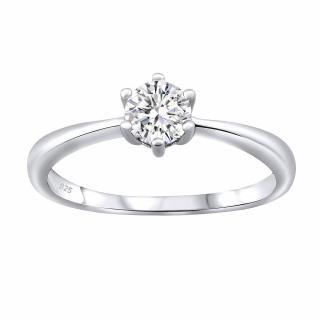 SILVEGO stříbrný prsten SOPHIA se Swarovski® Crystals JJJR0849sw Velikost prstenu: obvod 48 mm (průměr 15,3 mm)