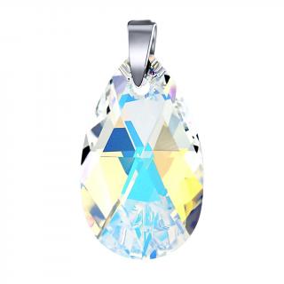 Swarovski® Crystal Stříbrný přívěsek - Kapka 22mm se Swarovski Elements LSW076P