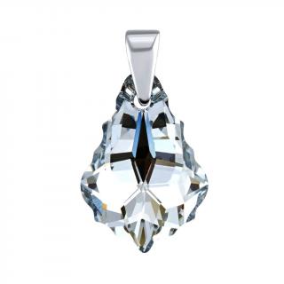 Swarovski® Crystal Stříbrný přívěsek se Swarovski® Crystals Baroque 16mm Argent LSW166P