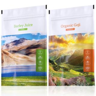 Barley Juice tabs + Organic Goji powder (klubová cena)
